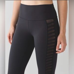 Lululemon Sunshine Salutation Black Leggings